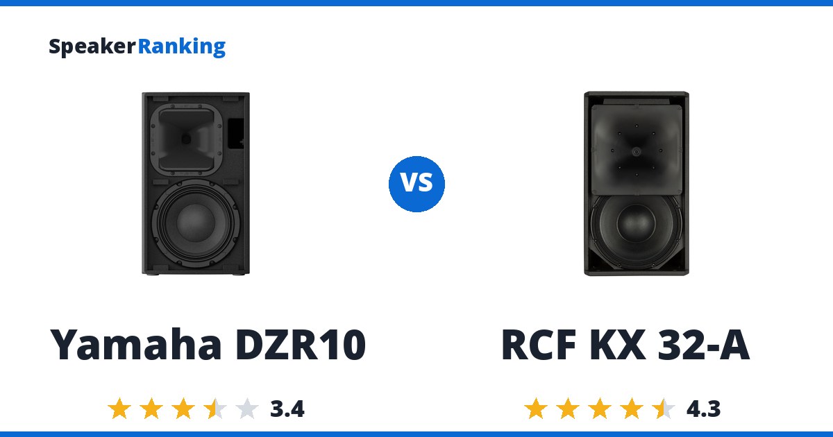 Yamaha DZR10 vs RCF KX 32-A