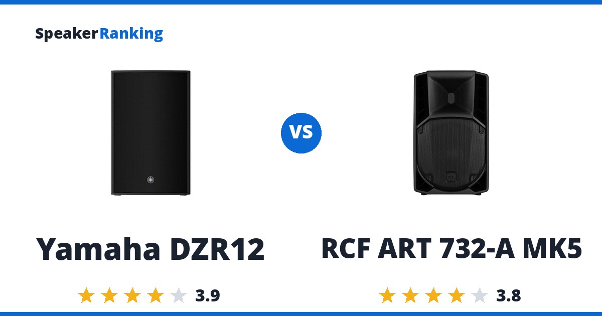 Yamaha DZR12 vs RCF ART 732-A MK5