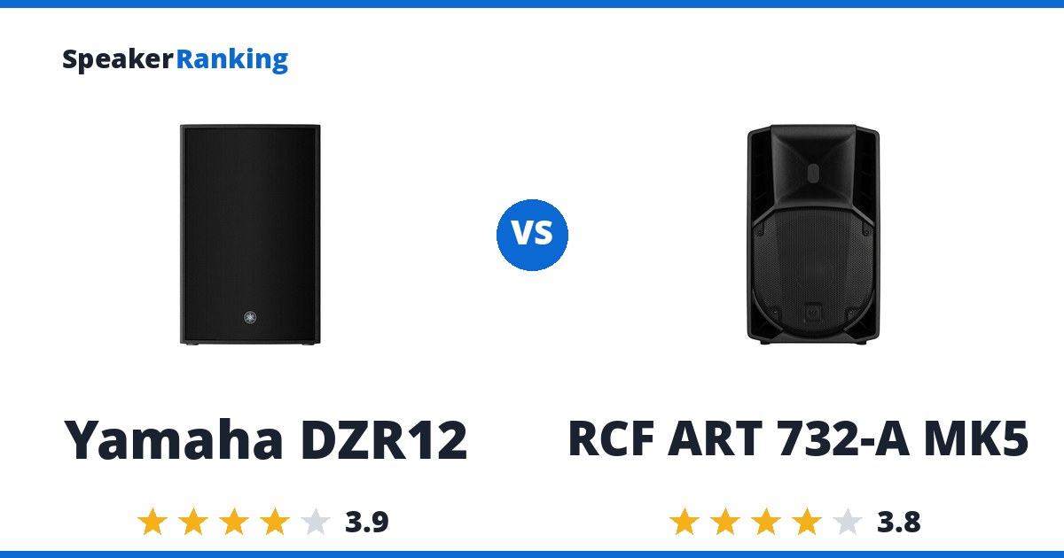 Yamaha DZR12 vs RCF ART 732-A MK5