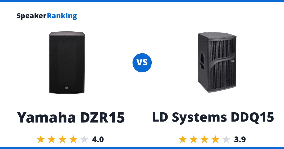 Yamaha DZR15 vs LD Systems DDQ15