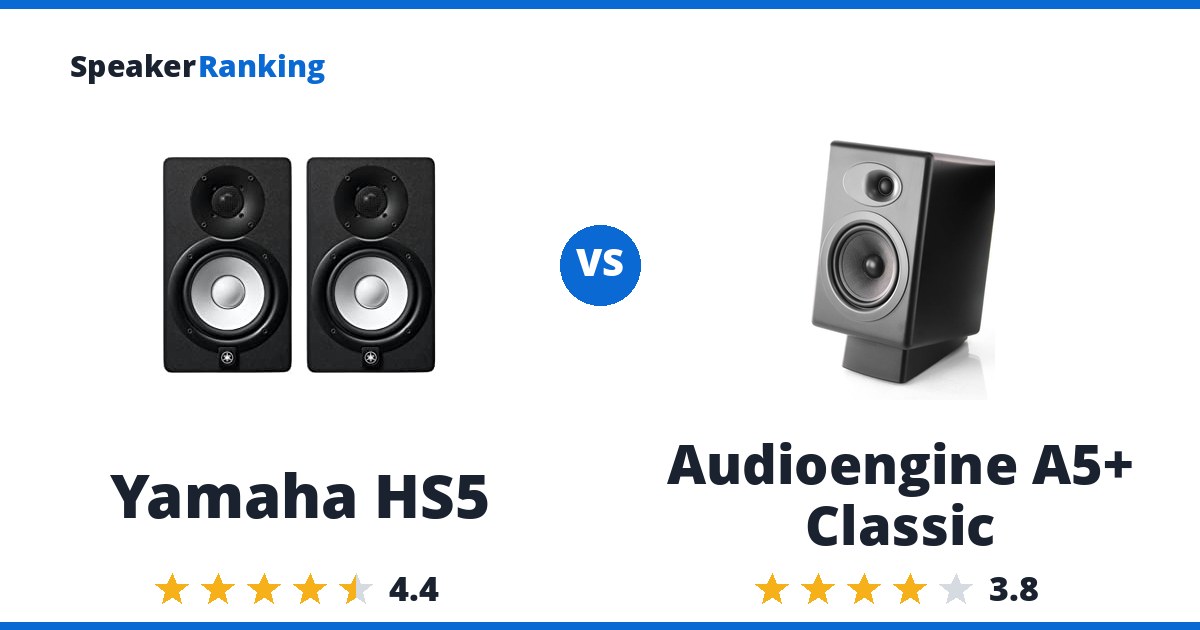 Yamaha HS5 vs Audioengine A5+ Classic