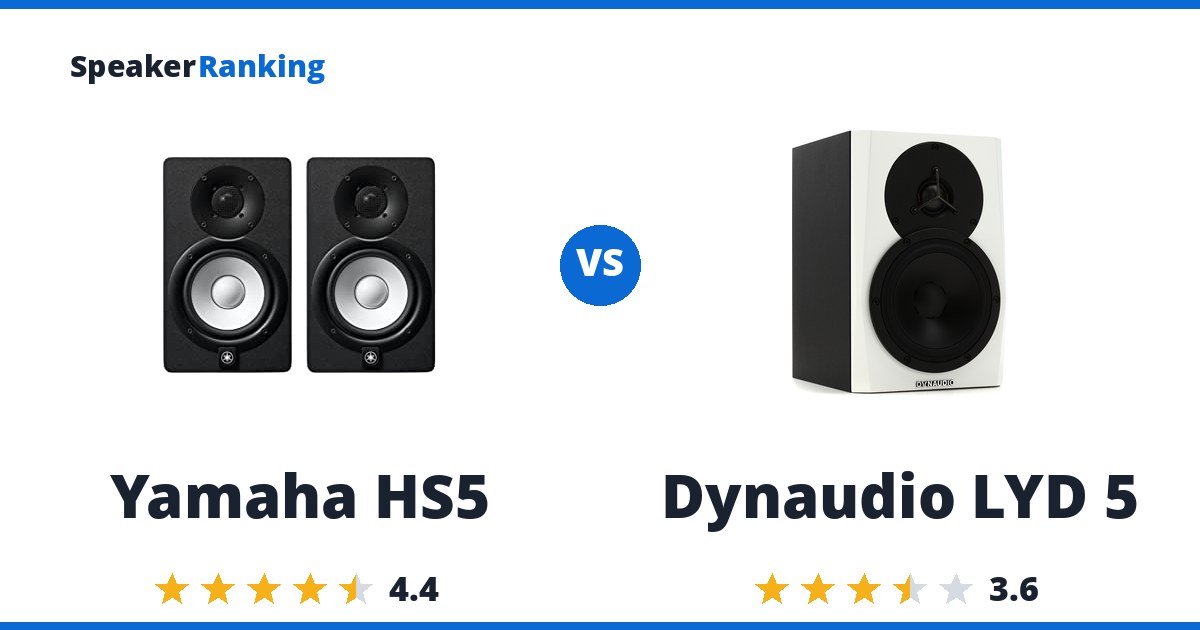 Yamaha HS5 vs Dynaudio LYD 5