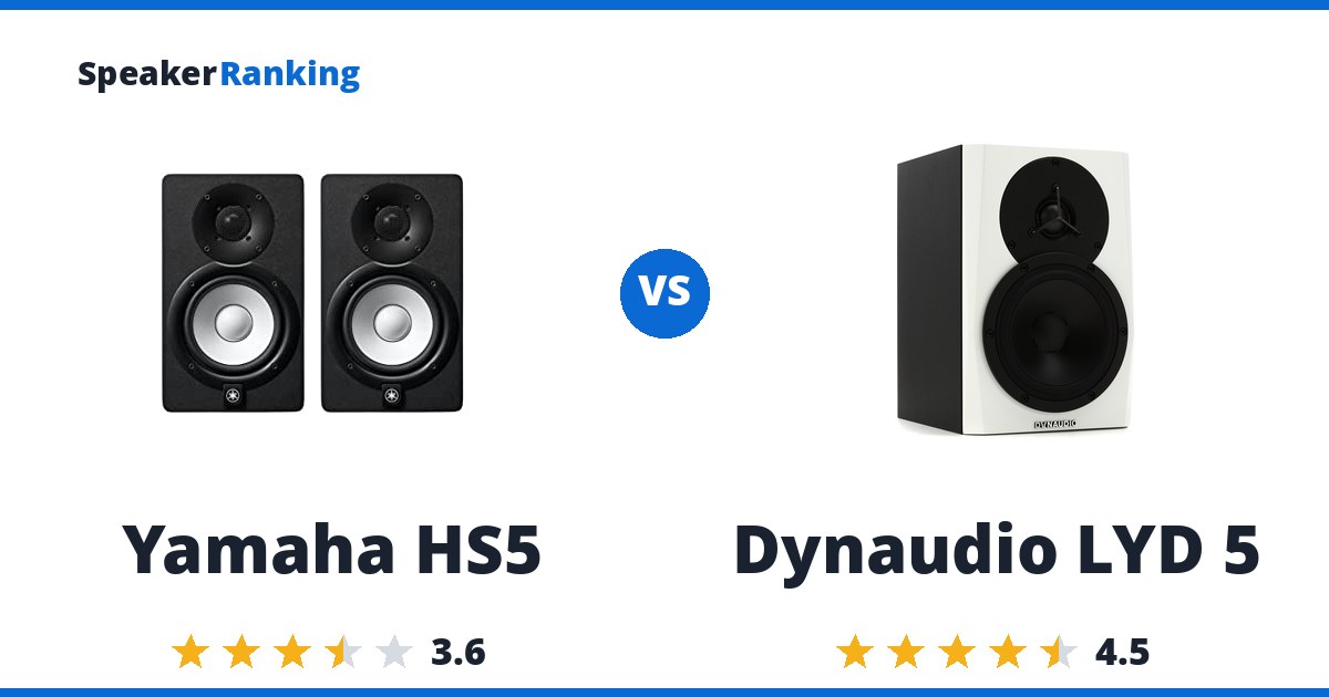 Yamaha HS5 vs Dynaudio LYD 5