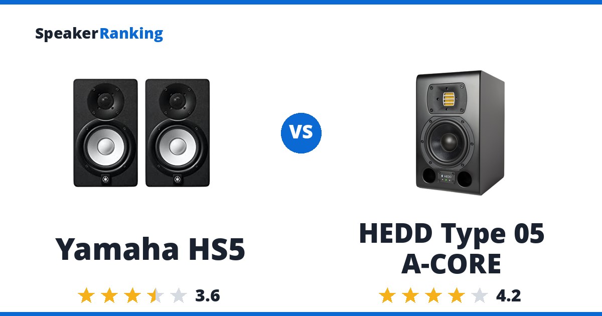 Yamaha HS5 vs HEDD Type 05 A-CORE