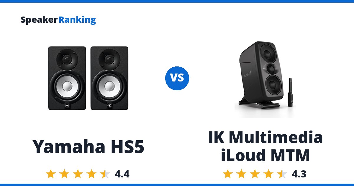 Yamaha HS5 vs IK Multimedia iLoud MTM