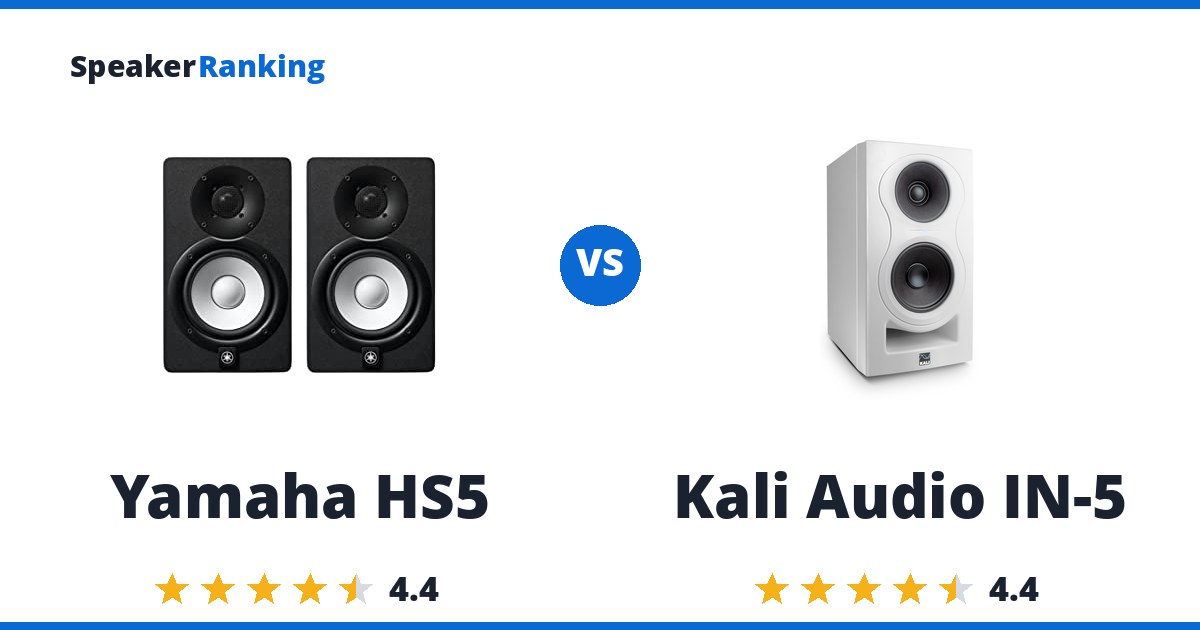 Yamaha HS5 vs Kali Audio IN-5