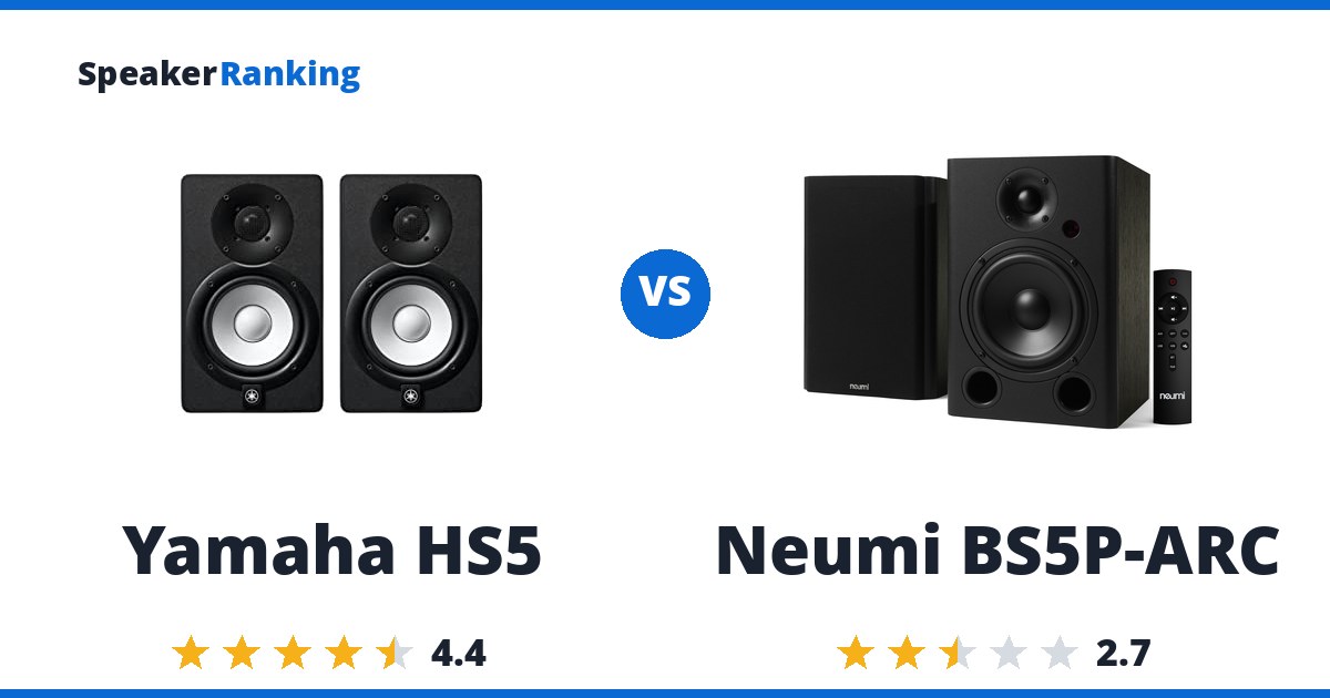 Yamaha HS5 vs Neumi BS5P-ARC