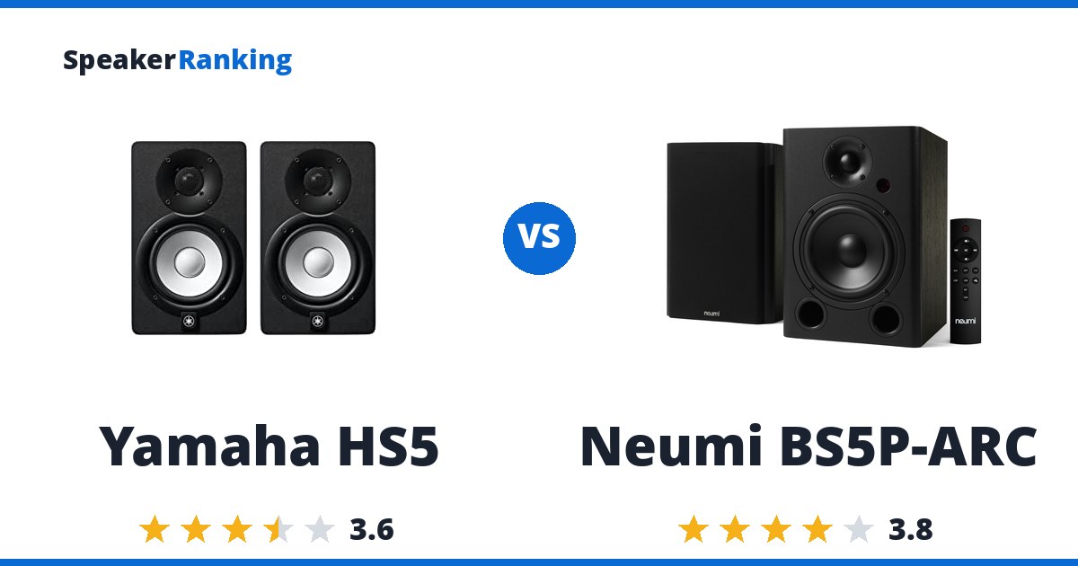 Yamaha HS5 vs Neumi BS5P-ARC