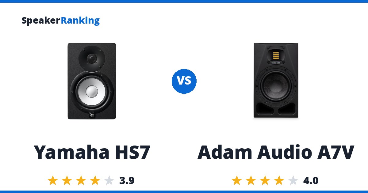 Yamaha HS7 vs Adam Audio A7V
