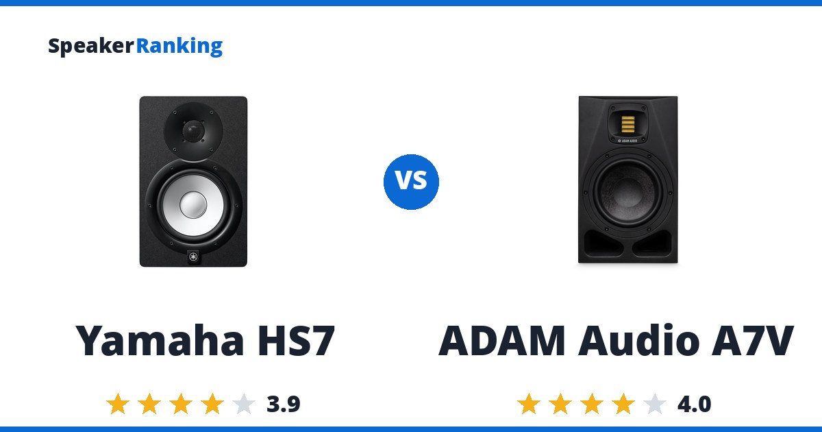 Yamaha HS7 vs ADAM Audio A7V