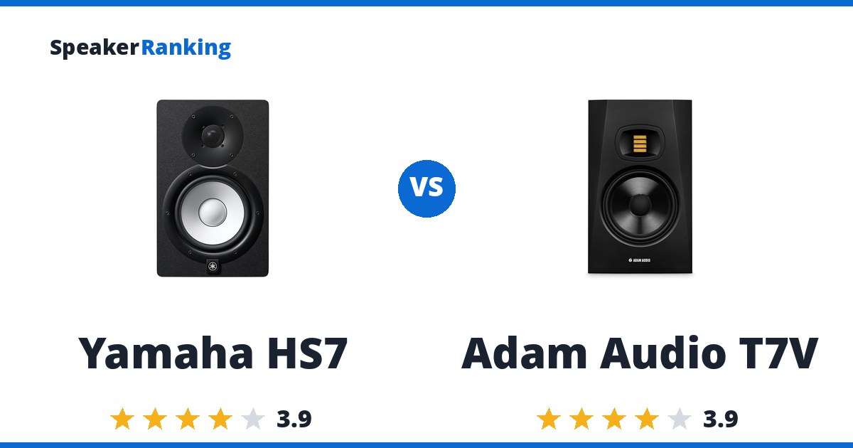 Yamaha HS7 vs Adam Audio T7V