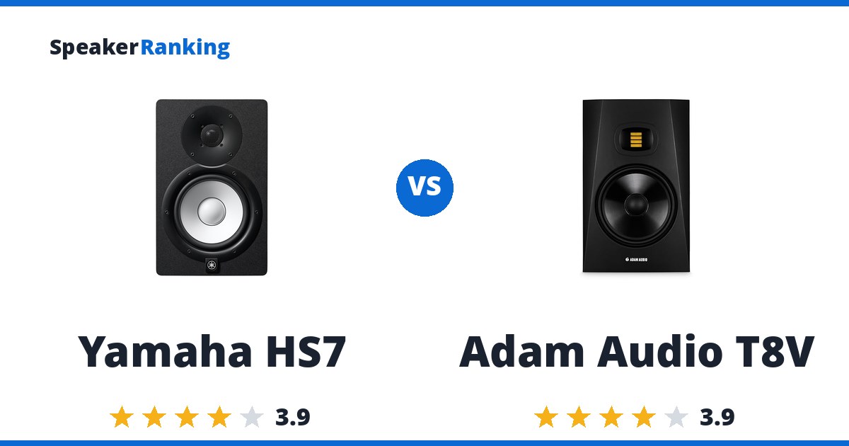 Yamaha HS7 vs Adam Audio T8V