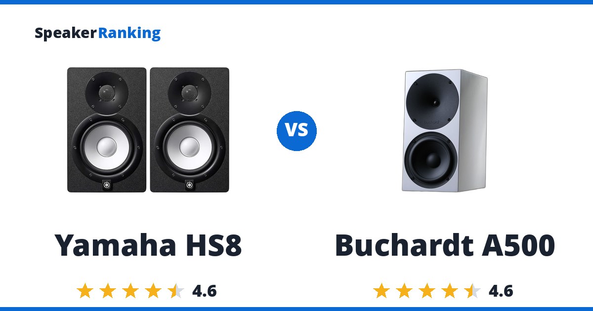 Yamaha HS8 vs Buchardt A500