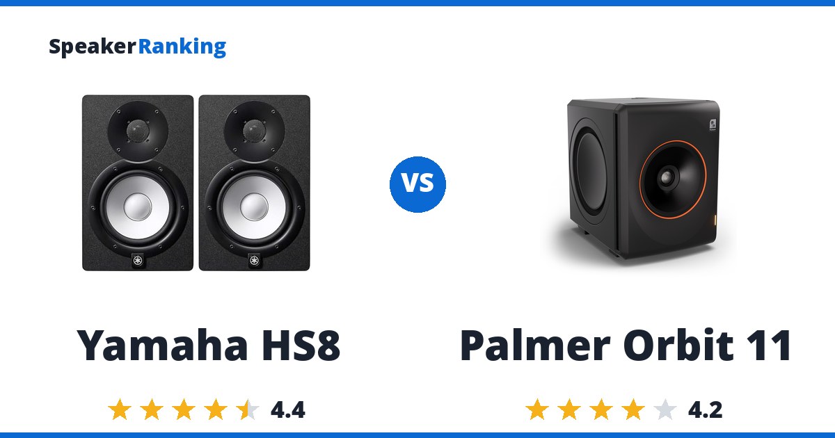 Yamaha HS8 vs Palmer Orbit 11