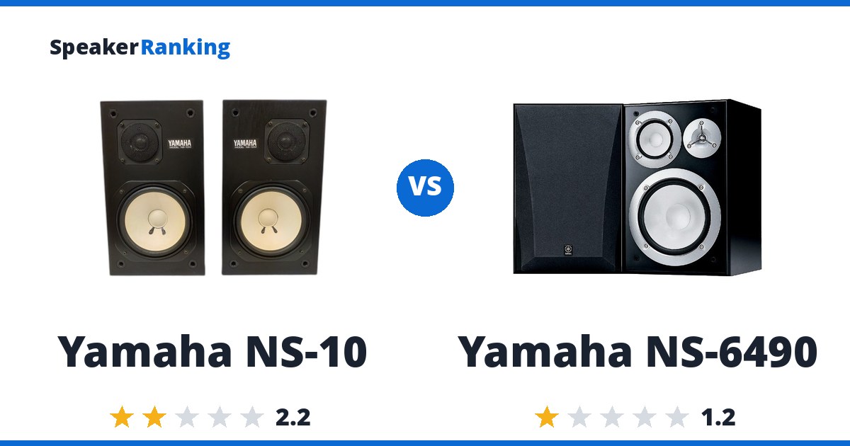 Yamaha NS-10 vs Yamaha NS-6490