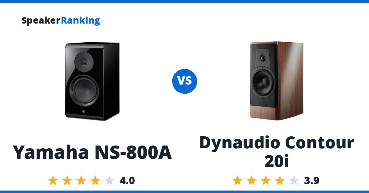 Yamaha NS-800A vs Dynaudio Contour 20i