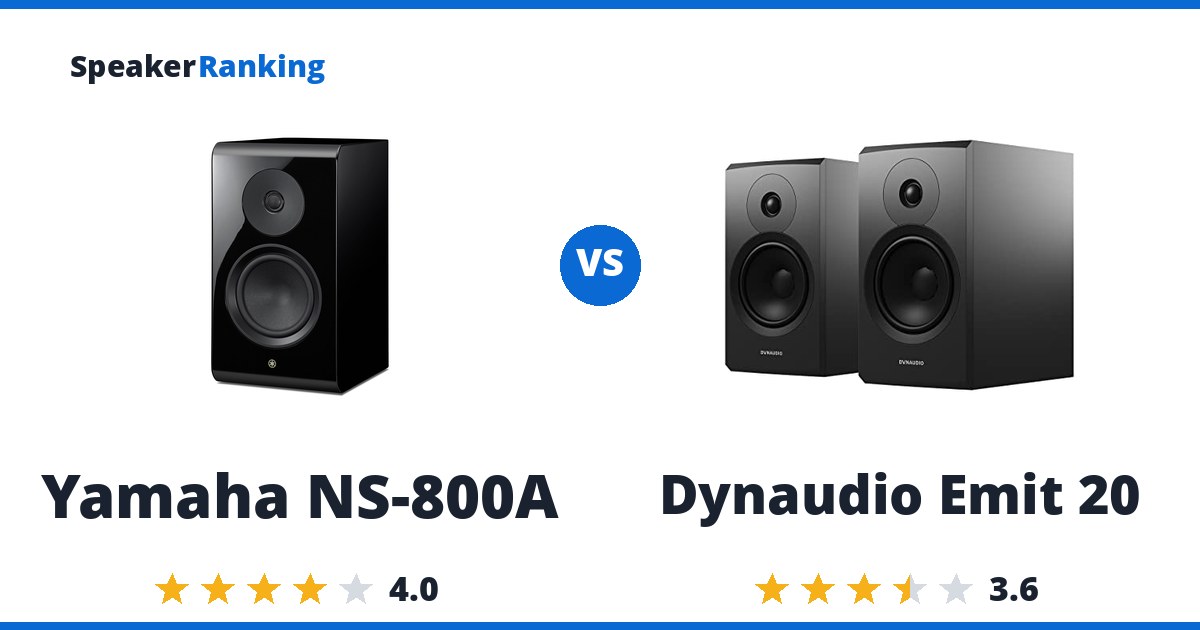 Yamaha NS-800A vs Dynaudio Emit 20