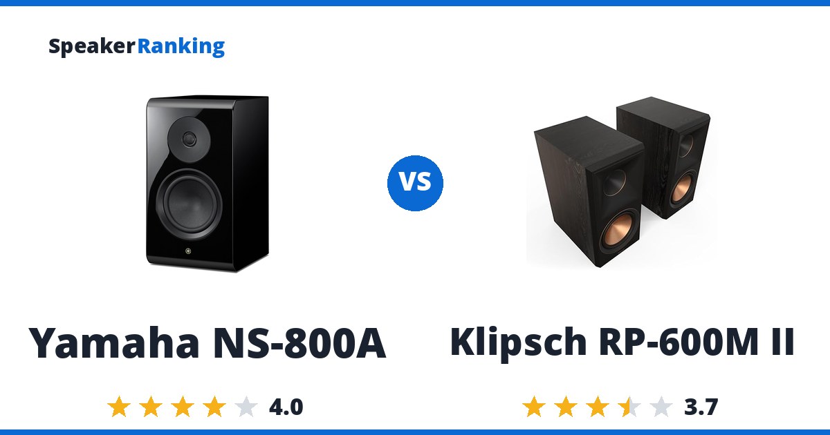 Yamaha NS-800A vs Klipsch RP-600M II
