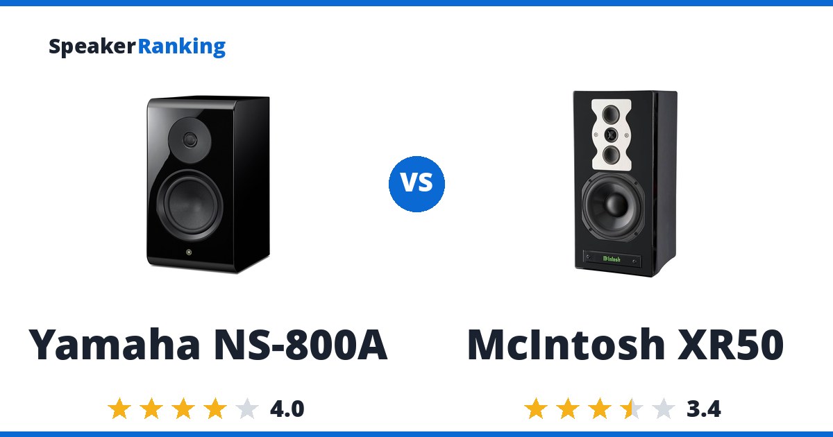 Yamaha NS-800A vs McIntosh XR50