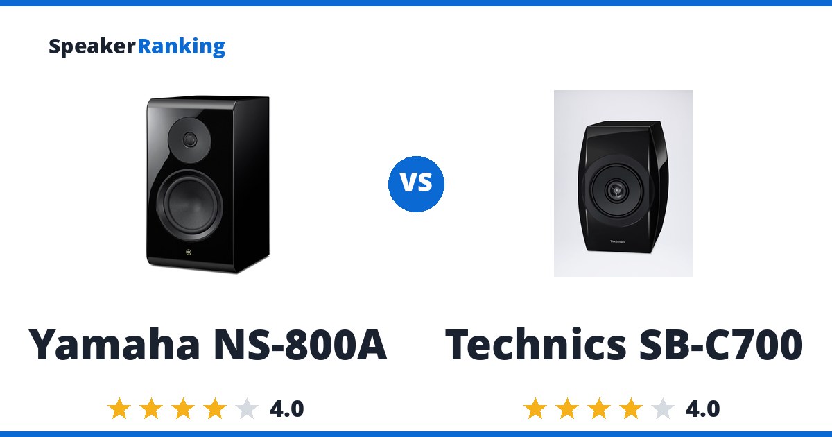 Yamaha NS-800A vs Technics SB-C700