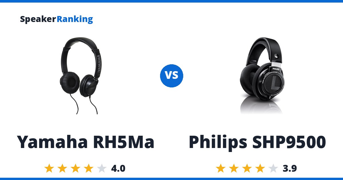Yamaha RH5Ma vs Philips SHP9500