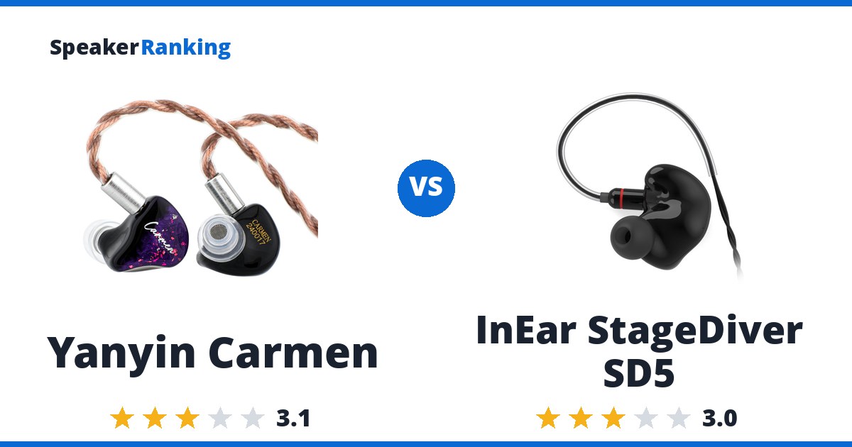 Yanyin Carmen vs InEar StageDiver SD5