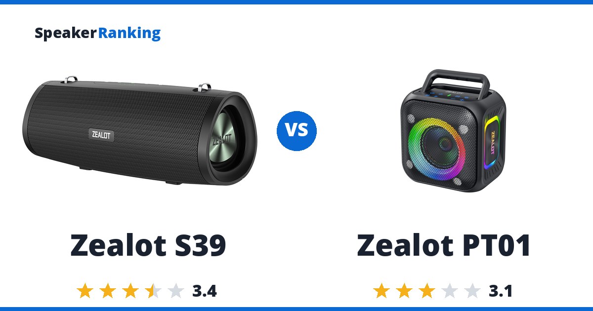 Zealot S39 vs Zealot PT01