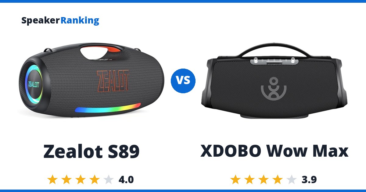Zealot S89 vs XDOBO Wow Max
