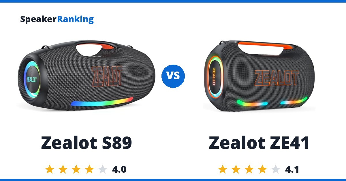 Zealot S89 vs Zealot ZE41