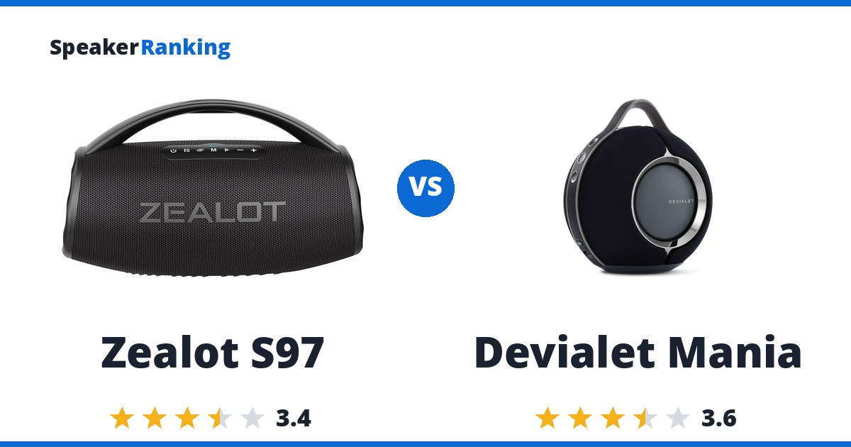 Zealot S97 vs Devialet Mania