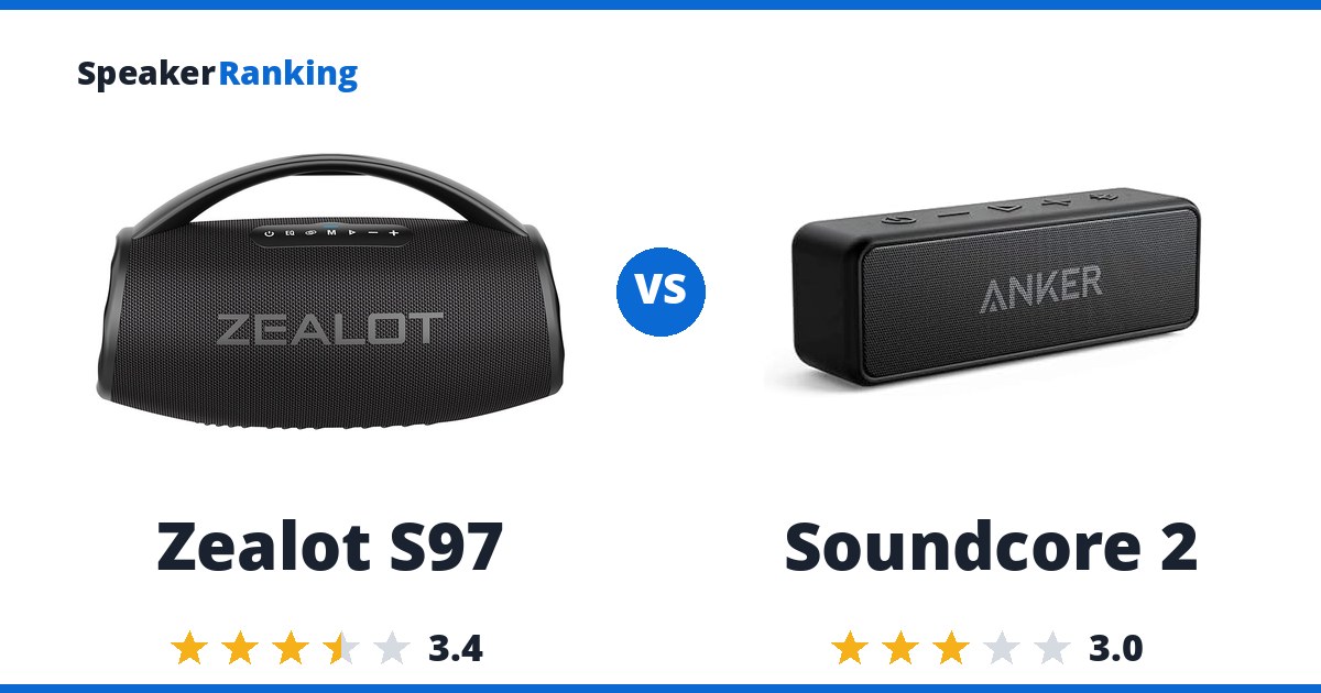 Zealot S97 vs Soundcore 2