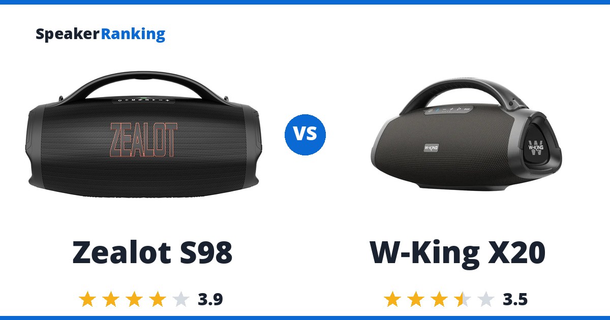 Zealot S98 vs W-King X20