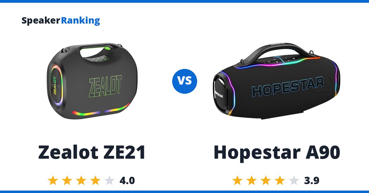 Zealot ZE21 vs Hopestar A90