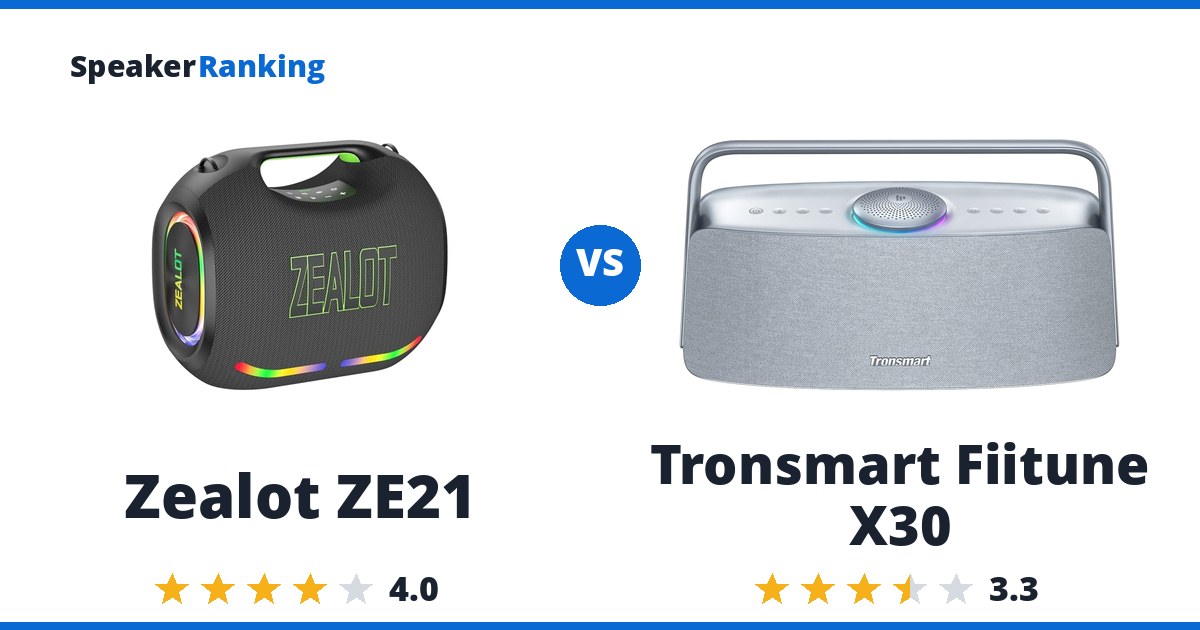 Zealot ZE21 vs Tronsmart Fiitune X30
