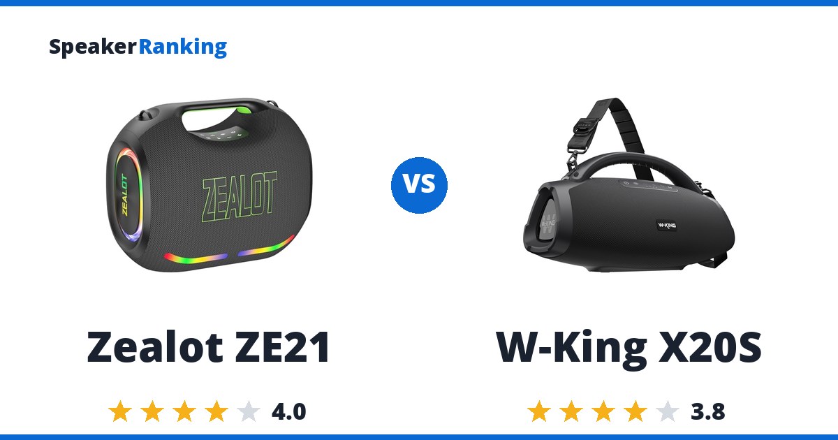Zealot ZE21 vs W-King X20S