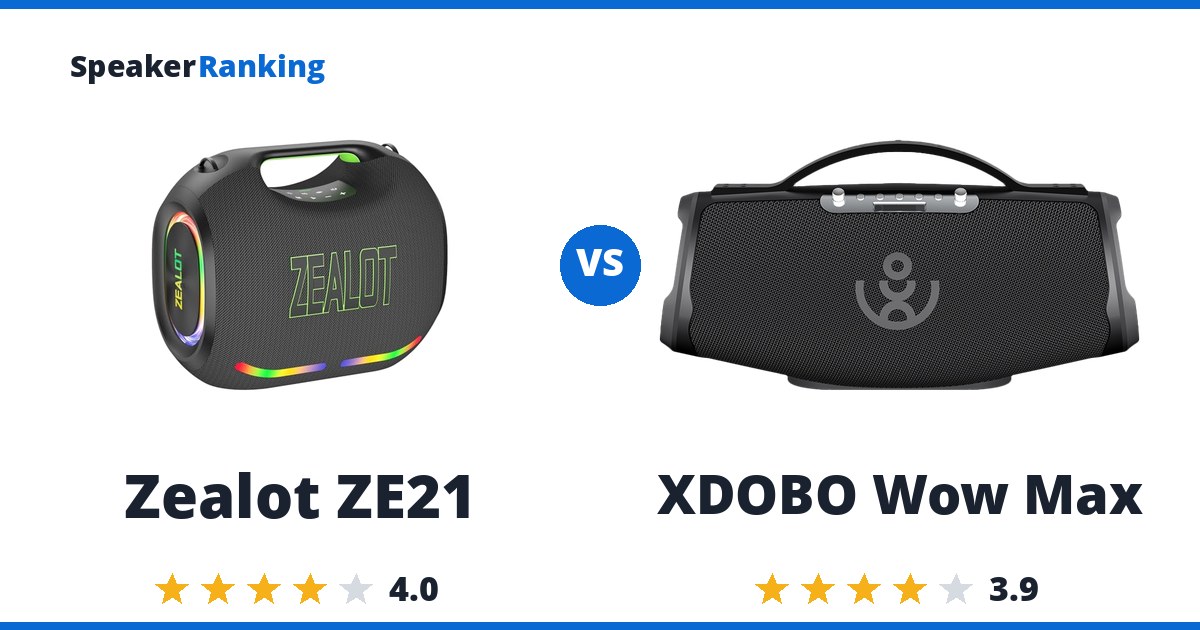 Zealot ZE21 vs XDOBO Wow Max