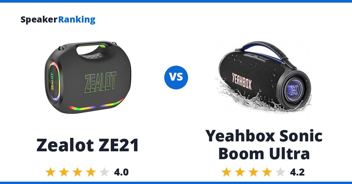 Zealot ZE21 vs Yeahbox Sonic Boom Ultra
