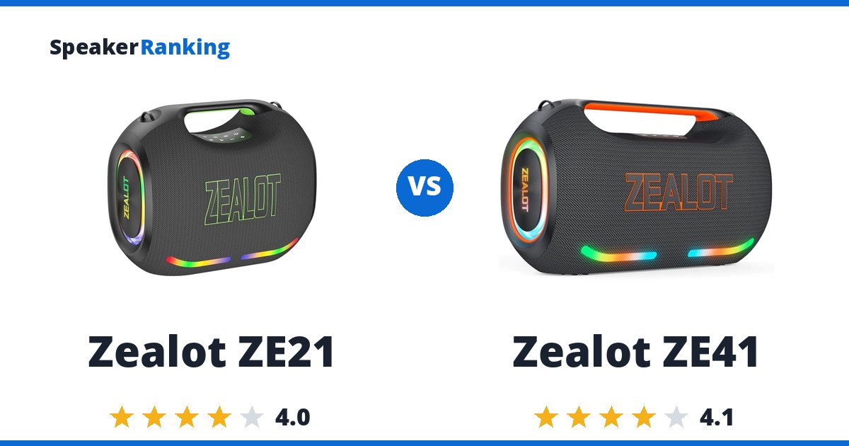 Zealot ZE21 vs Zealot ZE41