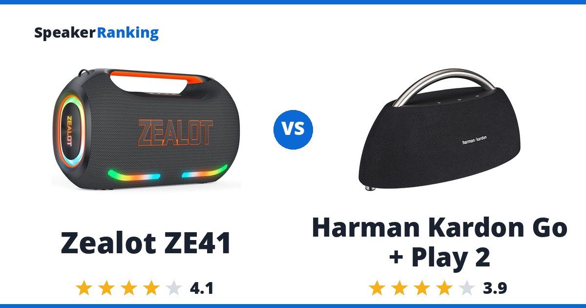 Zealot ZE41 vs Harman Kardon Go + Play 2