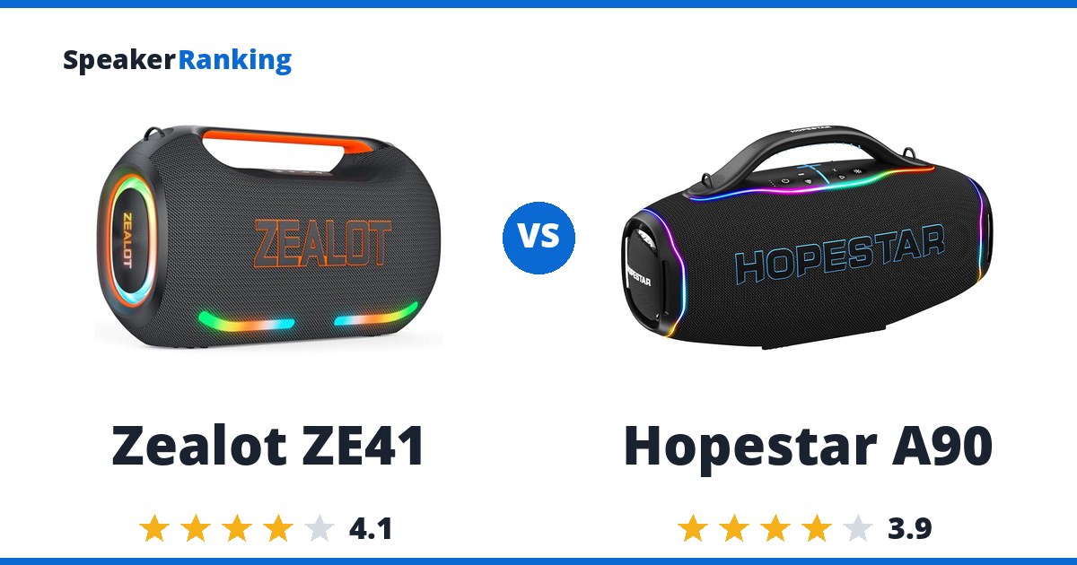 Zealot ZE41 vs Hopestar A90