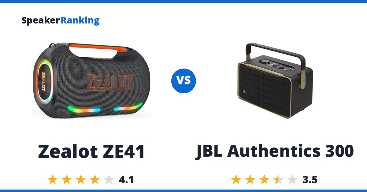 Zealot ZE41 vs JBL Authentics 300