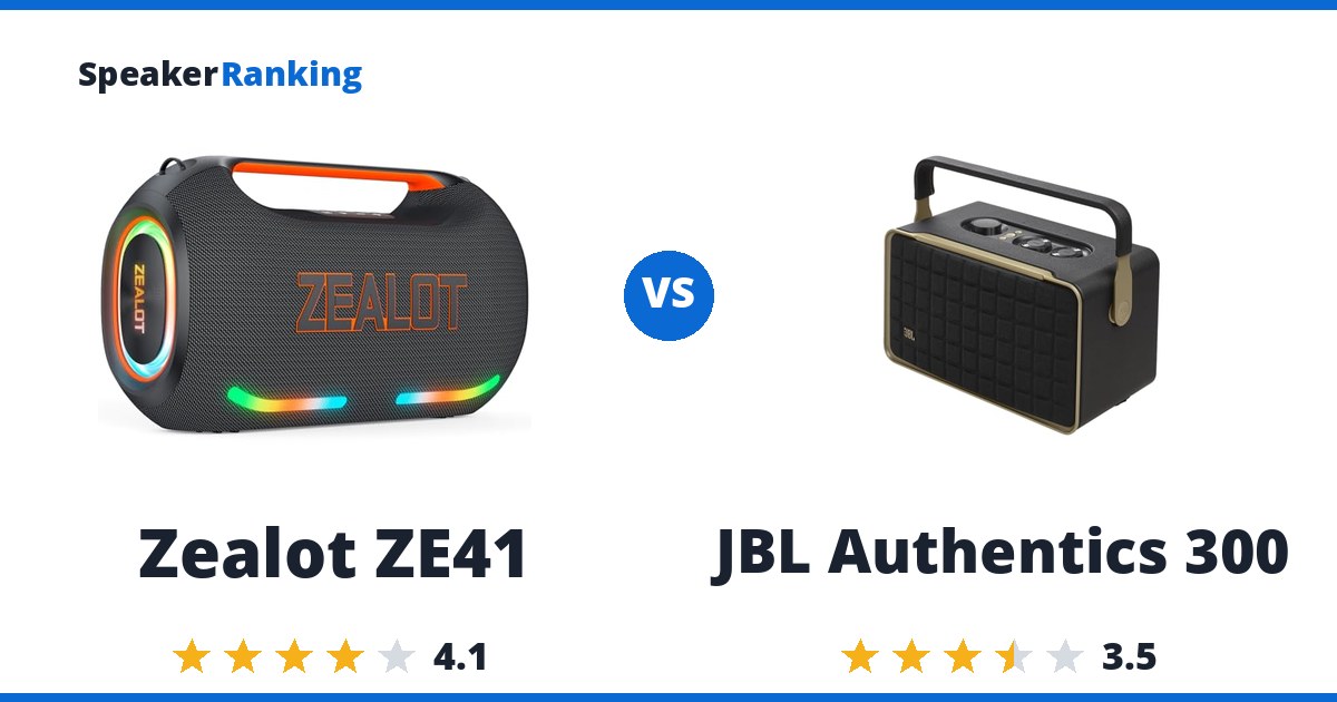Zealot ZE41 vs JBL Authentics 300