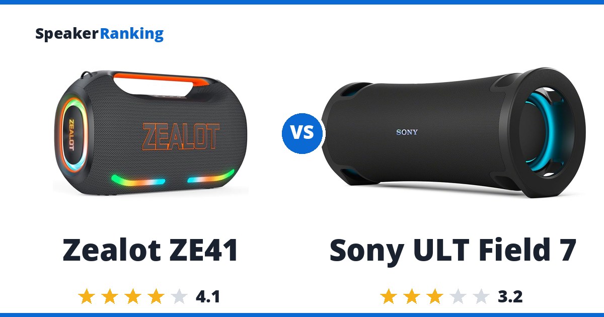 Zealot ZE41 vs Sony ULT Field 7