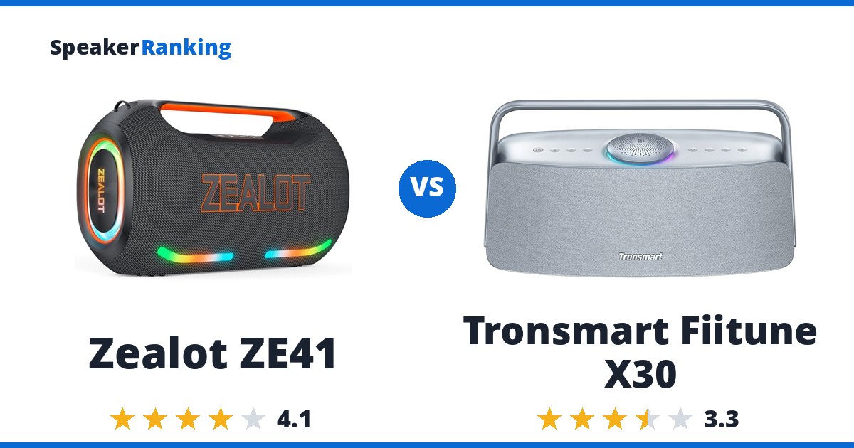Zealot ZE41 vs Tronsmart Fiitune X30