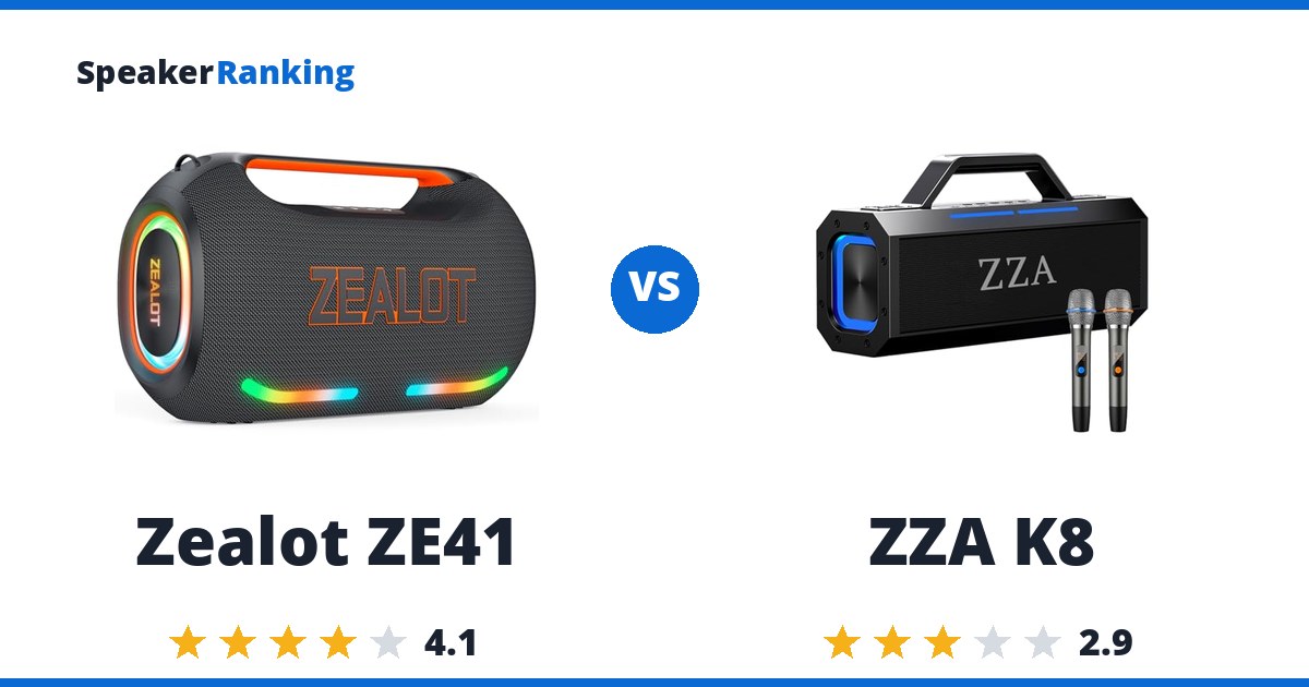 Zealot ZE41 vs ZZA K8
