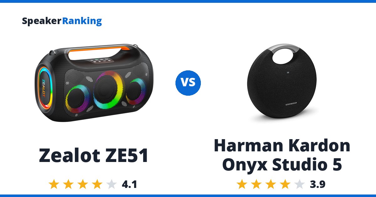 Zealot ZE51 vs Harman Kardon Onyx Studio 5