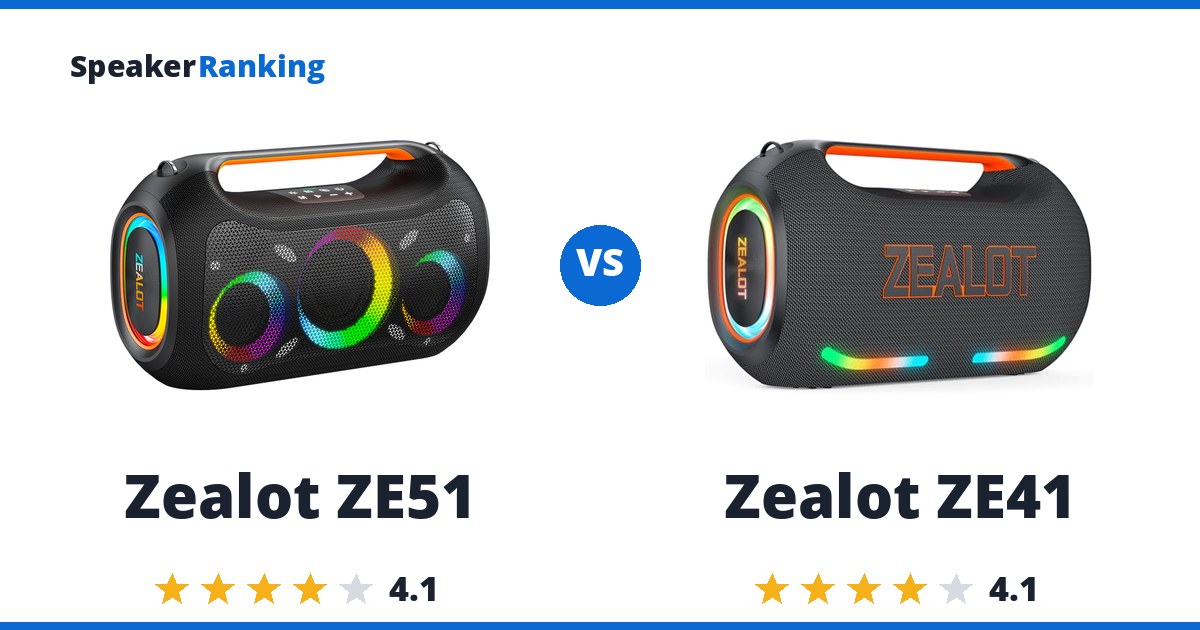 Zealot ZE51 vs Zealot ZE41