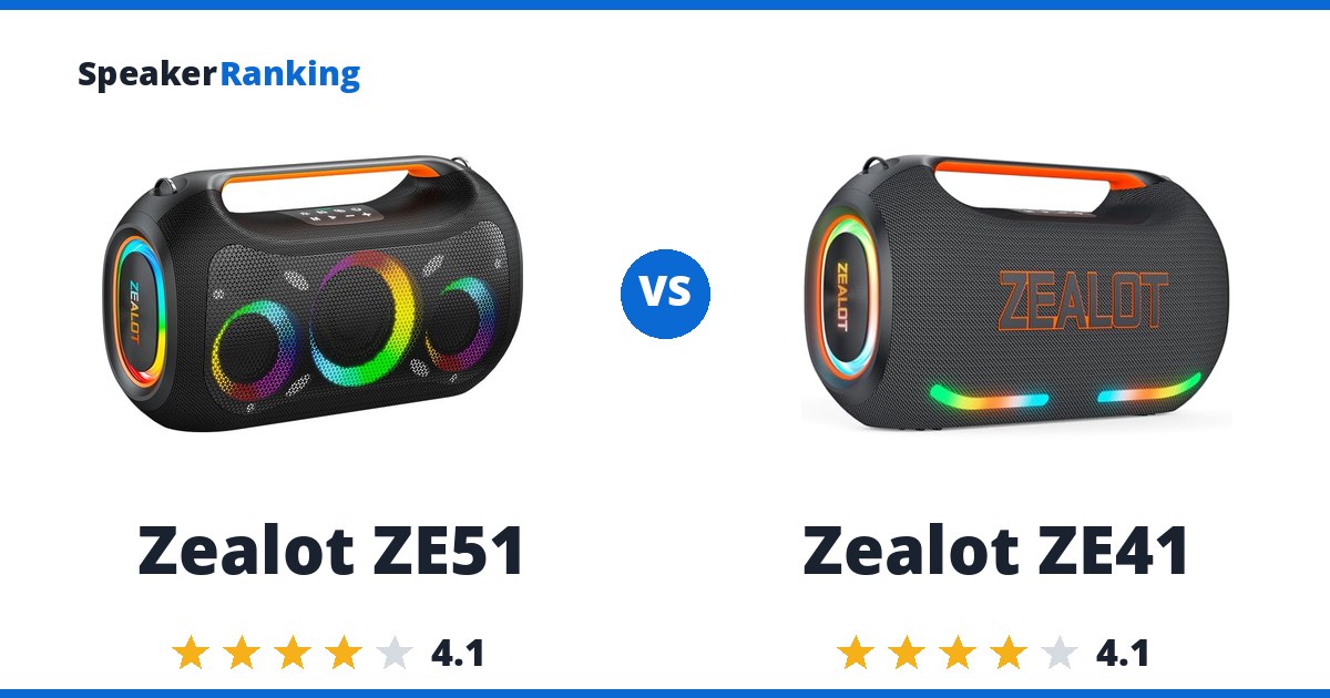 Zealot ZE51 vs Zealot ZE41