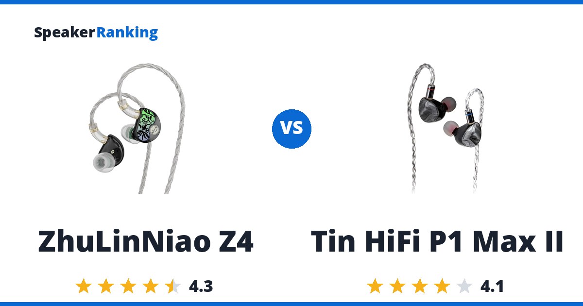 ZhuLinNiao Z4 vs Tin HiFi P1 Max II
