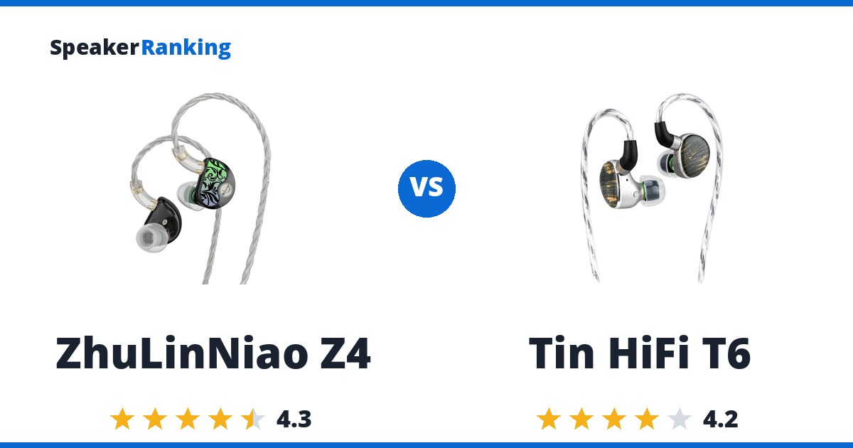 ZhuLinNiao Z4 vs Tin HiFi T6